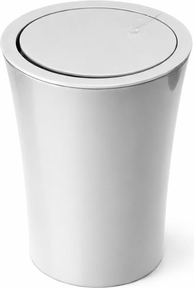 Tafel Prullenbak - Bureau prullenbak - Badkamer - Kunststof - Swingdeksel - Prullenbak - 2L