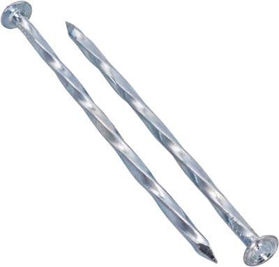 Vierkante Stalen Nagels - Twisted Nails - Houtconstructies Bevestigen - Verbeterde Houdkracht - 38 x 90 mm