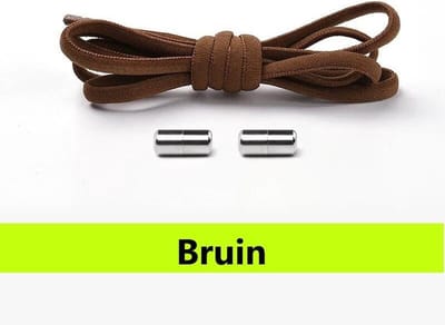 Bruine veters met lock