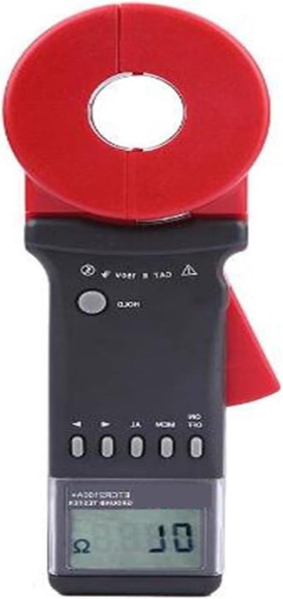 Digitale Grondtester - Klem Weerstandsmeter - Aarding Meten - 0-200 Ohm Bereik - 30x10x6cm - One Color