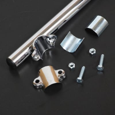 Guidon universel pour Auto acier chromé Ø 32/35mm Neuf