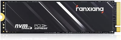 4TB NVMe SSD M.2 PCIe Gen3x4 voor Gaming - 3500MB/s Leessnelheid, 2700MB/s Schrijfsnelheid