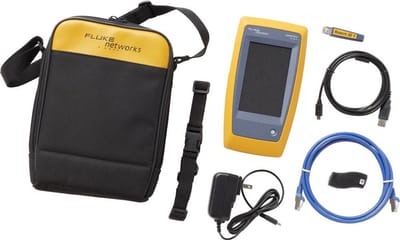 Fluke Networks LIQ-DUO-H6-EU Kabel-, netwerk- en WiFi-tester Geschikt voor: CAT 4, CAT 5, CAT 5e, CAT 6, CAT 6A, WiFi 6E, Kabel, 10 Gbit/s