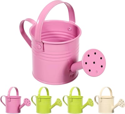 Kleine gieters voor kinderen - 5-delige set van ijzeren gieters voor tuin, huisplanten en bloemen in diverse stijlen