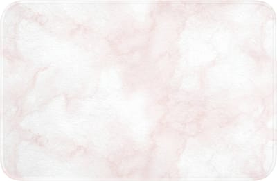 WC mat 60x40 cm - Antislip - Wolkenstructuur - Roze - Marmer - Toiletmat - Vloermat - Douchemat - Toilet tapijt - Toiletmatten