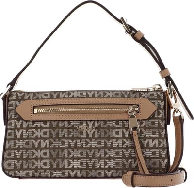 Crossbody Tas - Schoudertas Demi - Dagelijks Gebruik - Vegan Leer - 22.86 x 5.71 x 12.06 cm - Chino Cappuccino