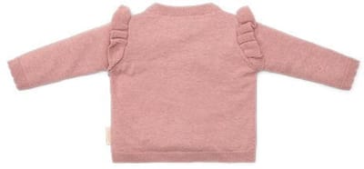 Little Dutch Vest - Maat 74 - Gebreid vest Meisjes - Fairy Pink, Roze - Fairy Garden Newborn