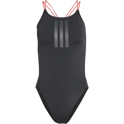 Adidas Performance Ripstream 3-Stripes Tie-Back Badpak - Dames - Zwart