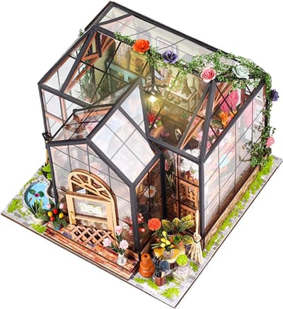 Miniatuur Huis Bouwpakket - Poppenhuis Kit Decoratie - Hobby Knutselen - Gedetailleerde Miniatuur Meubels