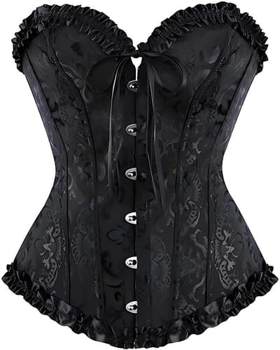 Elegante Bustier Corset Top voor Dames - Luxe Lingerie, Gothic Stijl en Lace Push Up Bodysuit met Tailleband