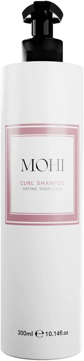 MOHI Krullen Shampoo 300ml - Voor krullend haar - Krullend haar producten - Curl shampoo - Mannen & Vrouwen - Haar shampoo - Haarshampoo - Heren - Hair shampoo - Shampo - Haarverzorging - Schampoo - Met pomp - Haar verzorging