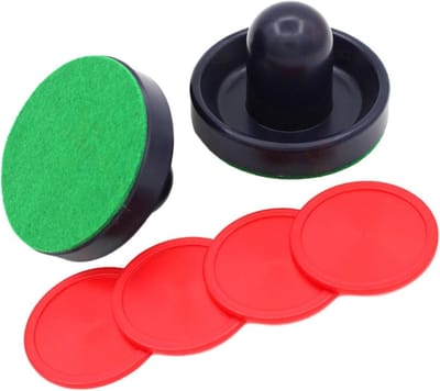 Airhockey Paddles - Duwers Pucks - Tafelspellen Spelen - Duurzaam Kunststof - 96 mm - Donkerblauw