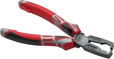 Multifunctionele Tang - Draadstripper - Precisie Snijden - Ergonomische Greep - 180 mm - Oranje Grijs Zwart