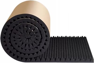 Akoestische Panelen - Geluiddempend Schuim - Ruimte Isoleren - Zelfklevend Gemak - 20mm Dik - Zwart