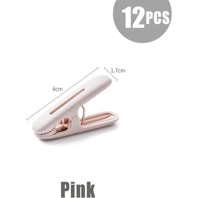 12 stuks/pak plastic wasknijpers wasklemmen multifunctionele winddichte handdoeken sokken wasknijperhangers