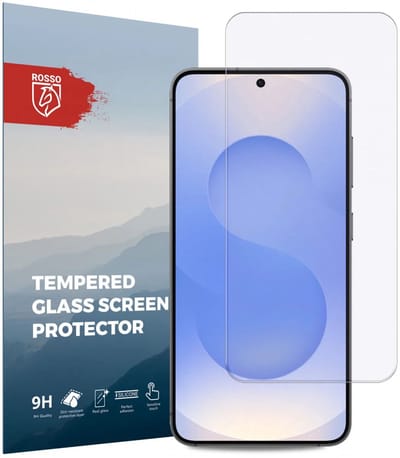 Rosso Screen Protector Geschikt voor Samsung Galaxy S25 Plus | 9H Tempered Glass | Glasplaatje | Beschermlaag | Beschermglas | 9H Hardheid