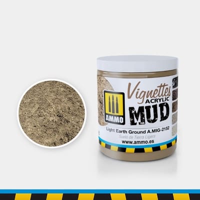 AMMO by Mig Jimenez Modelbouwdecoratie - MIG 2152 Light Earth Ground - Vignettes Acrylic - 100ml Effecten potje