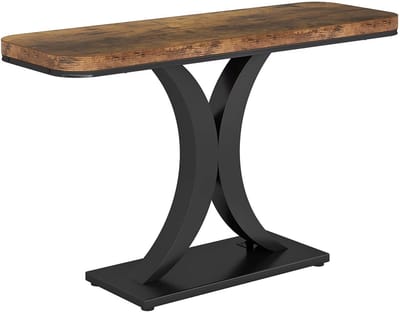 Console tafel Valdera - Wandtafel - Sidetafel - Dressoir - Massief hout en metaal - Haltafel - Woonkamer of hal