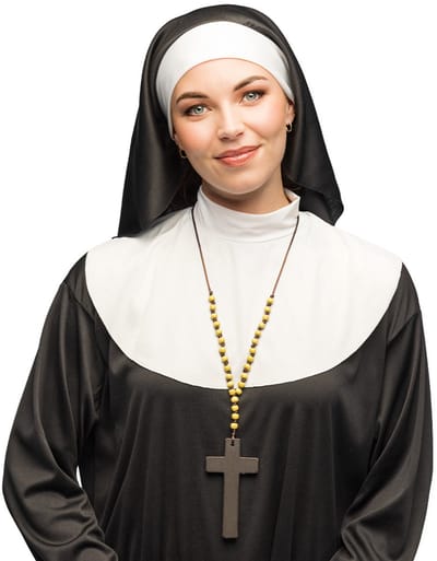 Boland - Ketting Heilig kruis hout - Volwassenen - Unisex - Priester - Religie