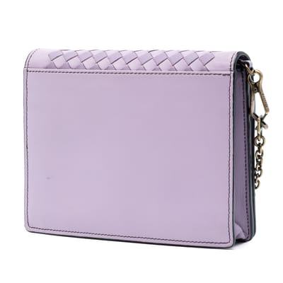 Tweedekans Nappa Intrecciato Studded Wallet On Chain