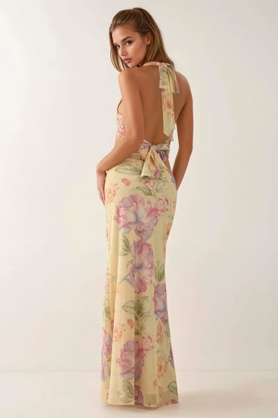 Lage Taille Bloemen Maxi Rok