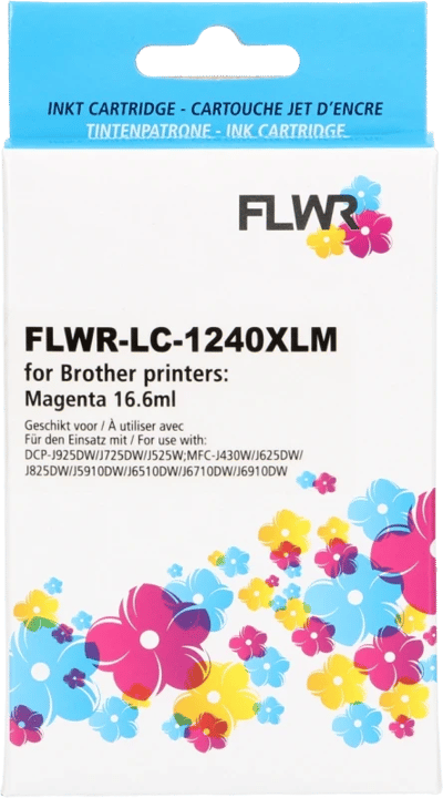 FLWR - Cartridges / Brother LC-1240XL / magenta / Geschikt voor Brother