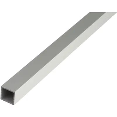 Alberts 473532 vierkante buis | aluminium, zilverkleurig geanodiseerd | 1000 x 20 x 20 mm
