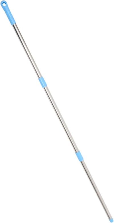Vervangende Dweilsteel - Dweil Handvat - Vloeren Schoonmaken - Verstelbaar Ontwerp - 125 cm Lengte - Zilver