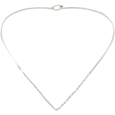 Behave – Ketting - Zilveren Spang – Massief 925 Sterling Zilver – Hand gesmeed