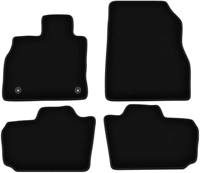 BASIC zwarte veloursmatten voor: Nissan Leaf I hatchback (2010-2017)