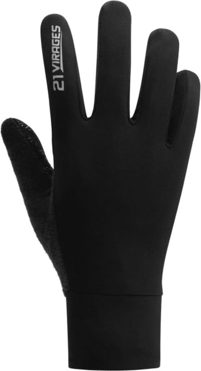 21Virages fietshandschoenen volledige vingers AllSeason unisex Zwart-S