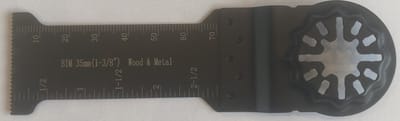 5 Stuks - Starlock - Multitool Zaagbladen - 35x70mm - BIM - Hout en Metaal - Multitool Blades - Wood and Metal - Geschikt voor oa Makita Bosch Fein