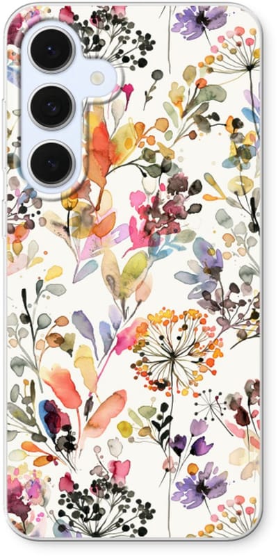 Case Company® - Hoesje geschikt voor Samsung Galaxy S24 FE hoesje - Wilde grassen - Soft Cover Telefoonhoesje - Bescherming aan alle Kanten en Schermrand