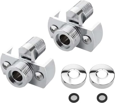 2 Stuks Verstelbare Douchekraan Adapter voor Badkamer, Aansluiting voor Douchekranen, Ideaal voor Waterafvoer en Installatie van Waterkranen