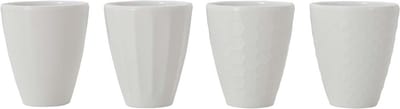 Gimex - Royal Line - Eierdop Hoog - Ivory - 4 Stuks