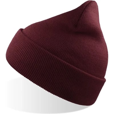 Atlantis Headwear - Wind Beanie Recycled - Burgundy - One Size