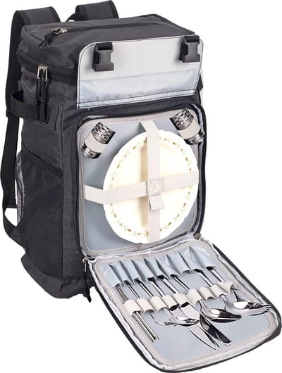 Koeltas, boodschappentas, picknicktas, thermische tas met isolatie, geïsoleerde tas koeltas voor kamperen, picknick, voedseltransport, winkelen
