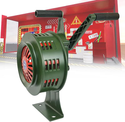 Draagbare Sirene - Handalarm Luchtalarm - Noodsituaties Waarschuwen - Handslinger Bediening - 120 dB - Groen