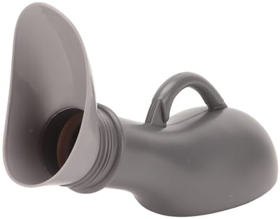 Dailygoods- Urinoirfles 1200ml - Draagbare Plasfles - Kunststof - Anti-mors - Voor Mannen/Ouderen - Inclusief Urine Connector
