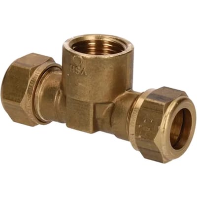 Vsh Knel T-stuk 15mm X 1/2"f X 15mm