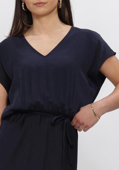 Beaumont Aymee Dress Dames - Jurk - Donkerblauw - Maat 34