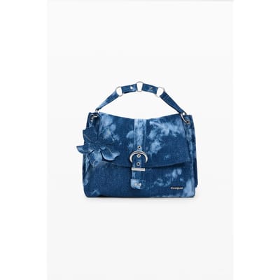 Desigual rugzak schoudertas Curio Deni Backpack Denim Dark Blue blauw
