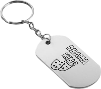 Akyol - drama koning sleutelhanger - Koning - familie vrienden - cadeau - 54 x 29mm