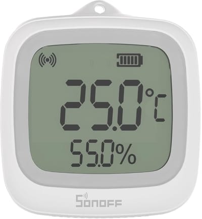 Zigbee LCD Smart Temperatuur- en Luchtvochtigheidssensor - Waterdicht en Geschikt voor Kas en Badkamer