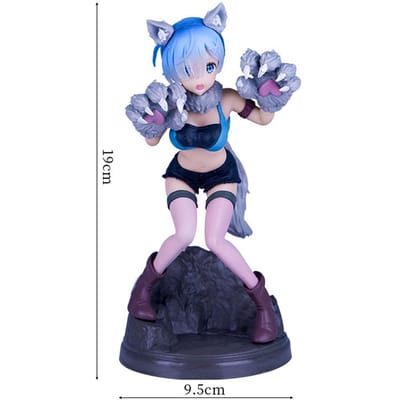 19CM Rem Figuur Anime Re ZERO Starting Life In Another World Halloween Kostuum Golf Model Speelgoed Cadeau Verzameling Ornamenten PVC gray