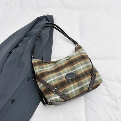 Retro Tote Bag met grote capaciteit voor dames, multifunctioneel, geschikt als schoudertas of rugzak. Nieuwe modieuze schoudertas. black