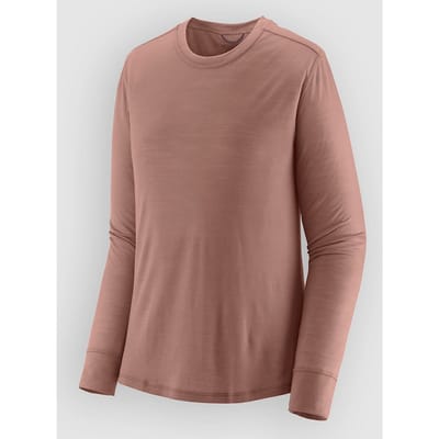 Patagonia Cap Cool Merino Blend Lycra met lange mouwen roze