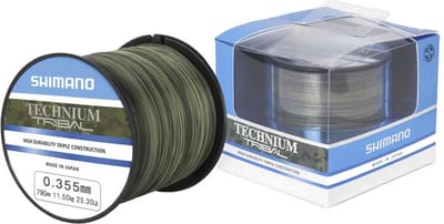 Shimano Technium Tribal Quarter Pound 0.355mm (790m) Camo Green