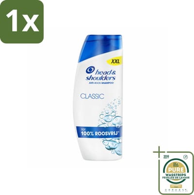 1 x Head & Shoulders – Shampoo – Classic – 625 ml- Anti-roos Shampoo - Roosvrij Shampoo - Hoofdhuid Verzorging - Microbiome Balance - Schone Hoofdhuid
