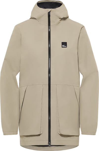 Jack Wolfskin TERRAVIEW 2L PARKA W Dames Outdoorjas - stone - Maat L